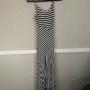 Striped Maxi Dress - Size S